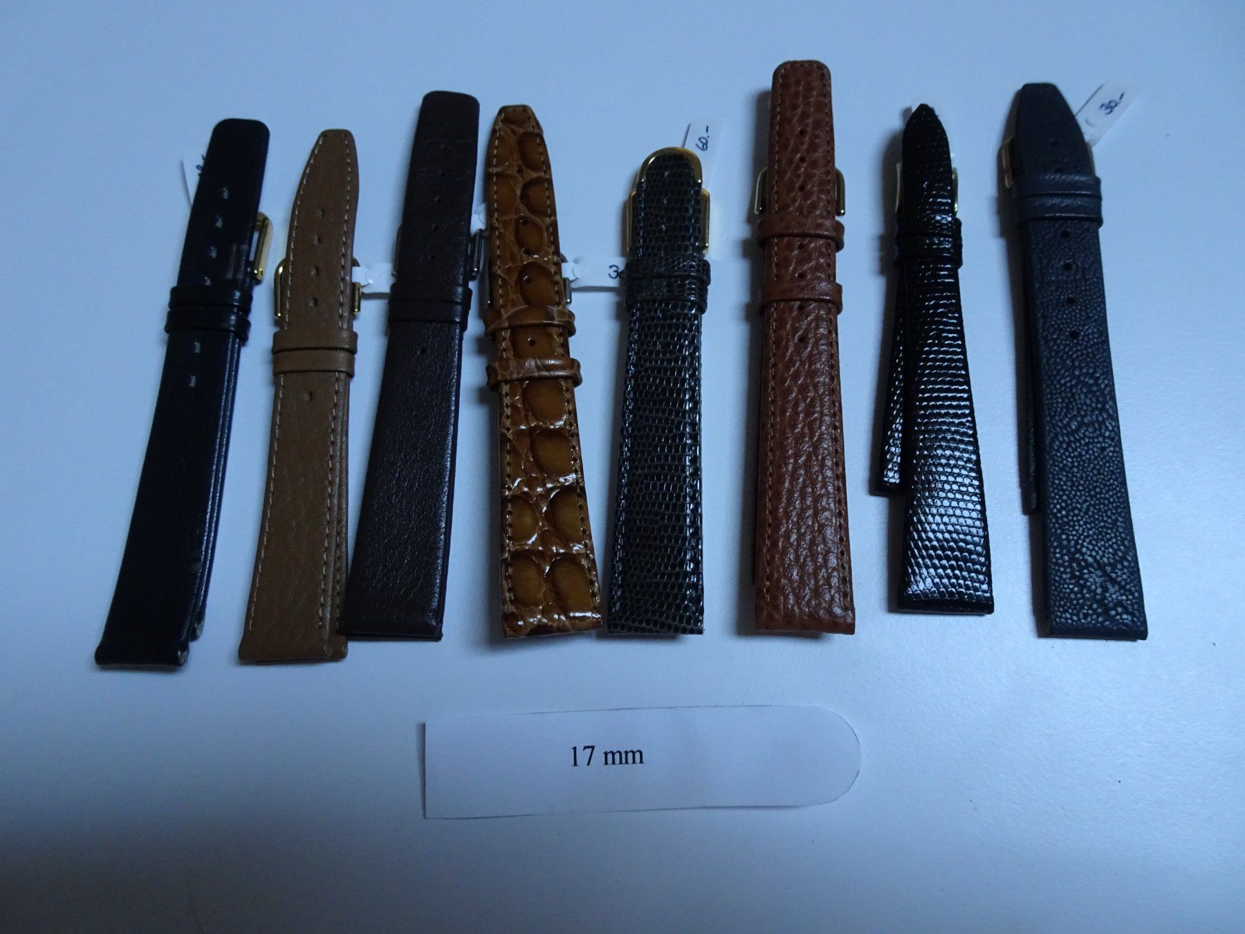 Bracciali & Braccialetti: Uhrenbänder aus Leder verschiedene Grössen – Nuovo (secondo la descrizione) da Winterthur venduto da Sintoras01 3