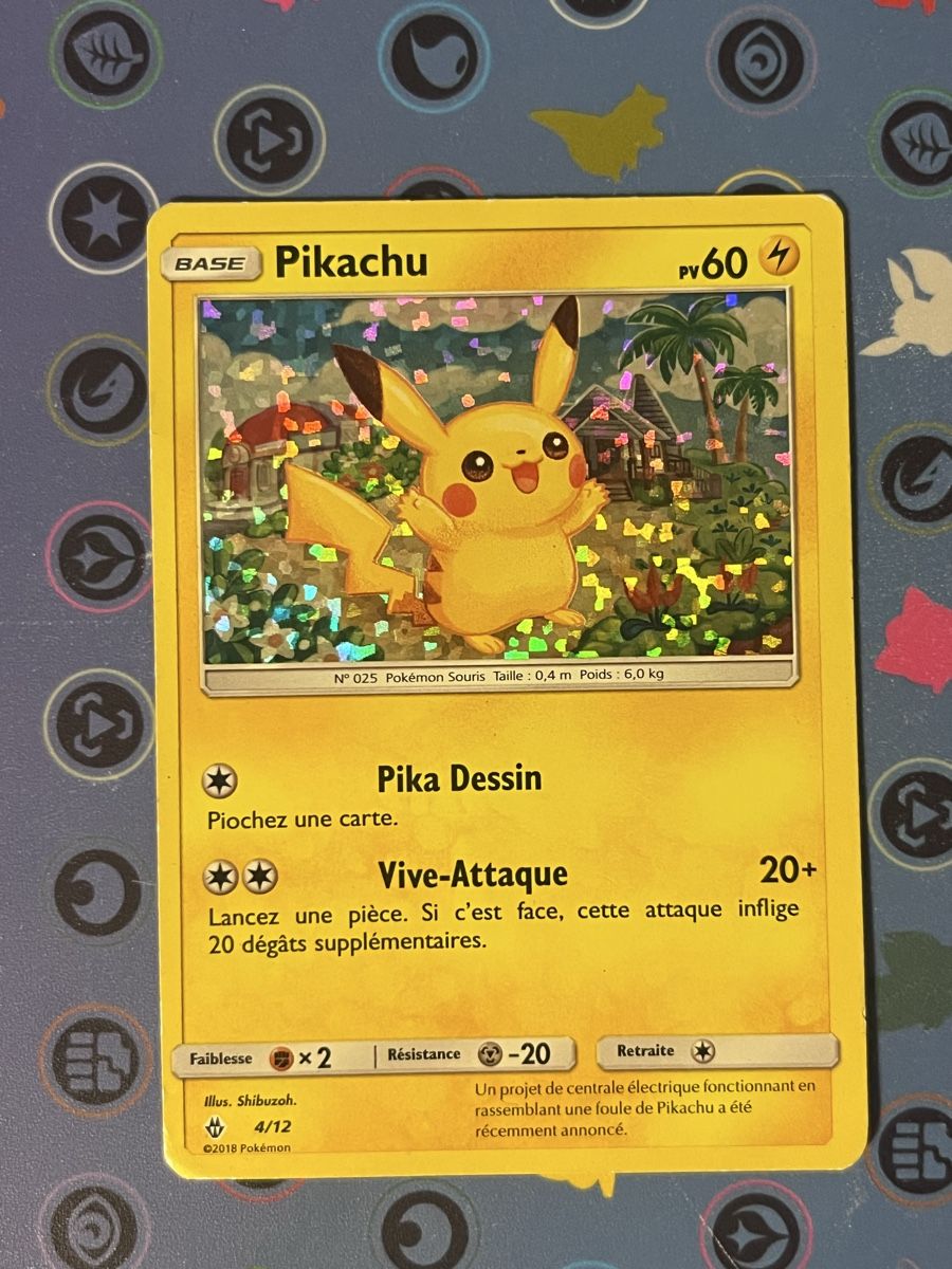 Pokémon Carte collezionabili: Pikachu 4/12 Holo Promo FR – Usato da Le Grand-Saconnex venduto da Koko.hime_