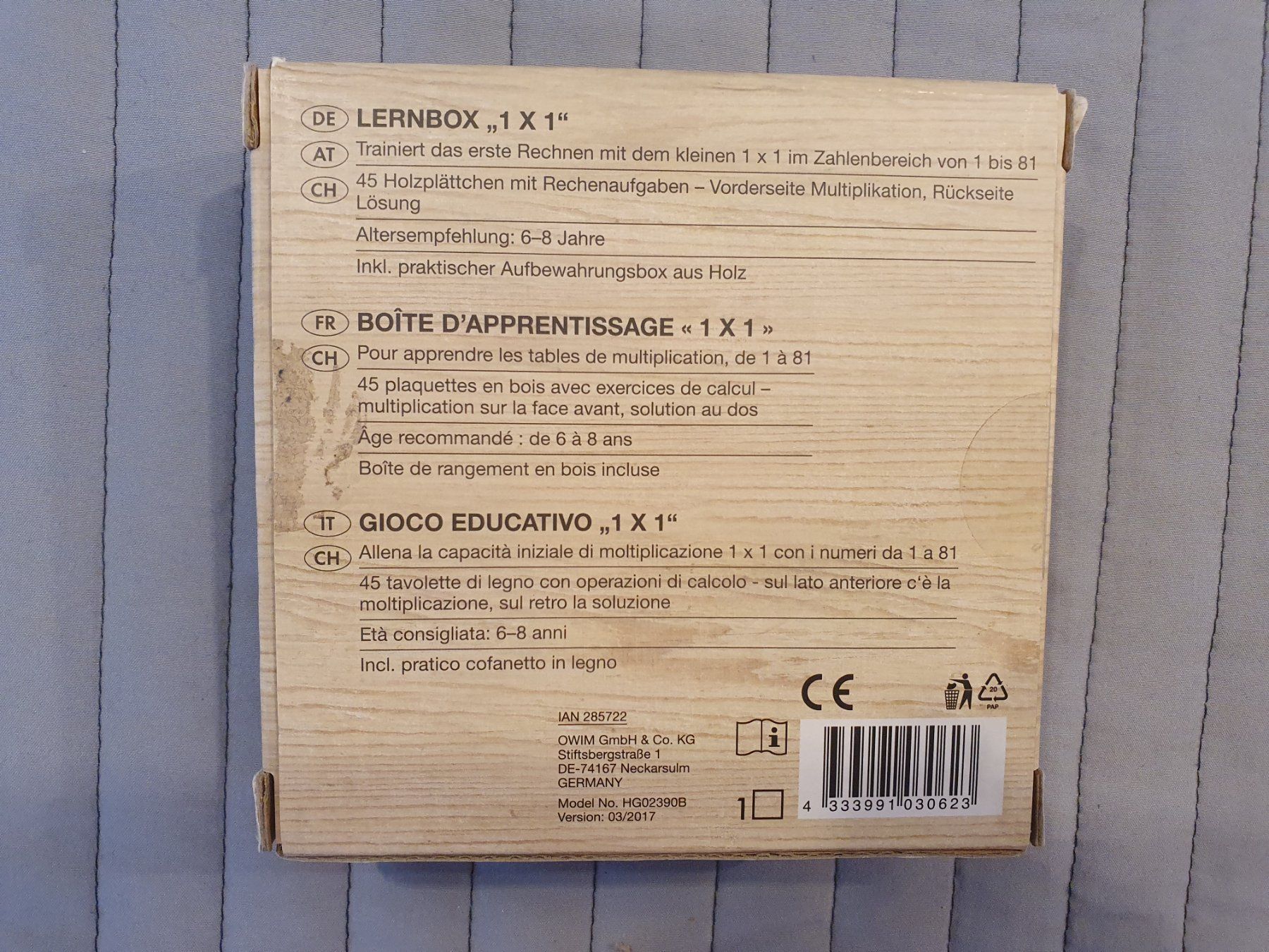 Giocattoli: Mathe Lernbox Playtive – Usato da Volketswil venduto da gloriamundi 1