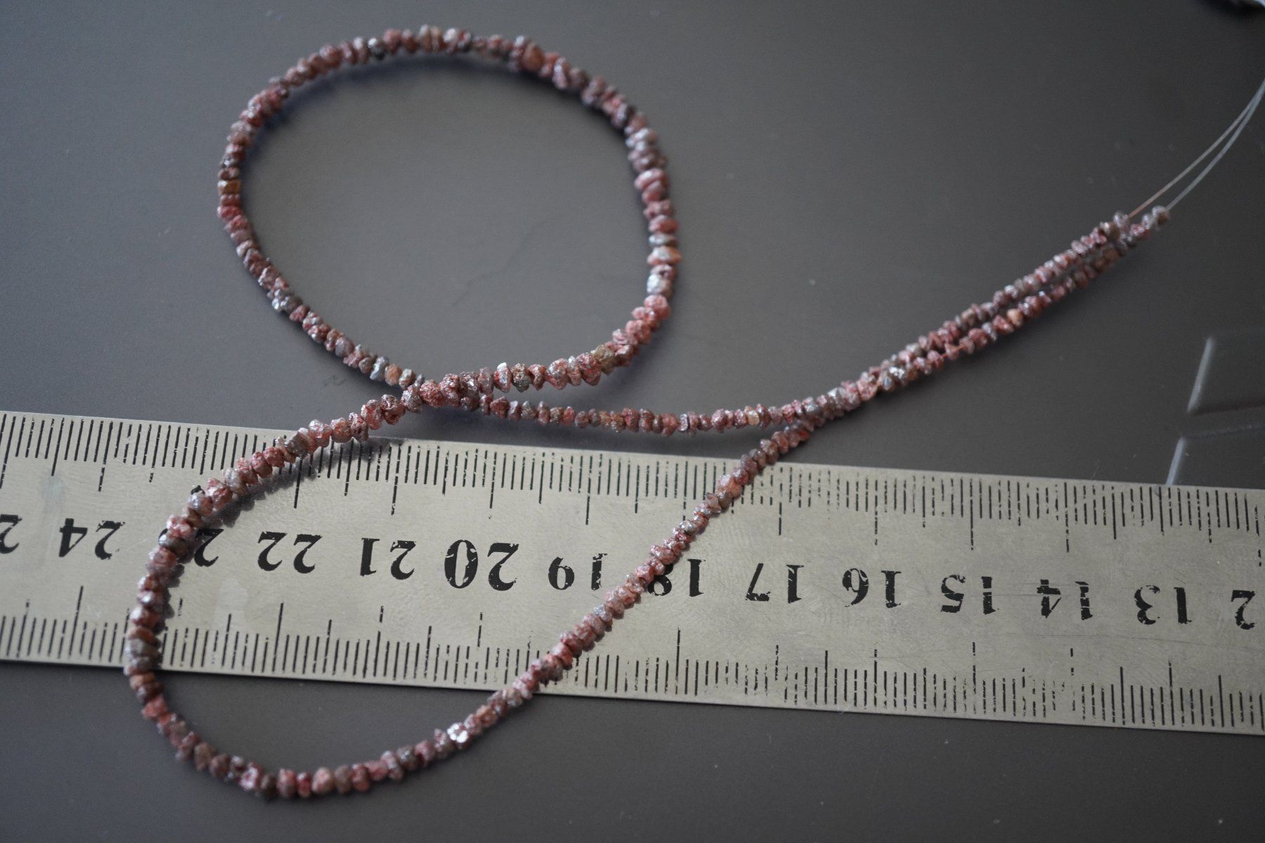 Pietre preziose: Diamanten Rot     Multicolor   Strang   ca 3mm – Nuovo e nell'imballaggio originale da Eschenbach SG venduto da topstone 3