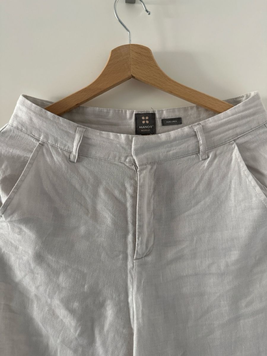 Pantaloni: Leinenhose von Manor – Usato da Ormalingen venduto da nude.knits 1
