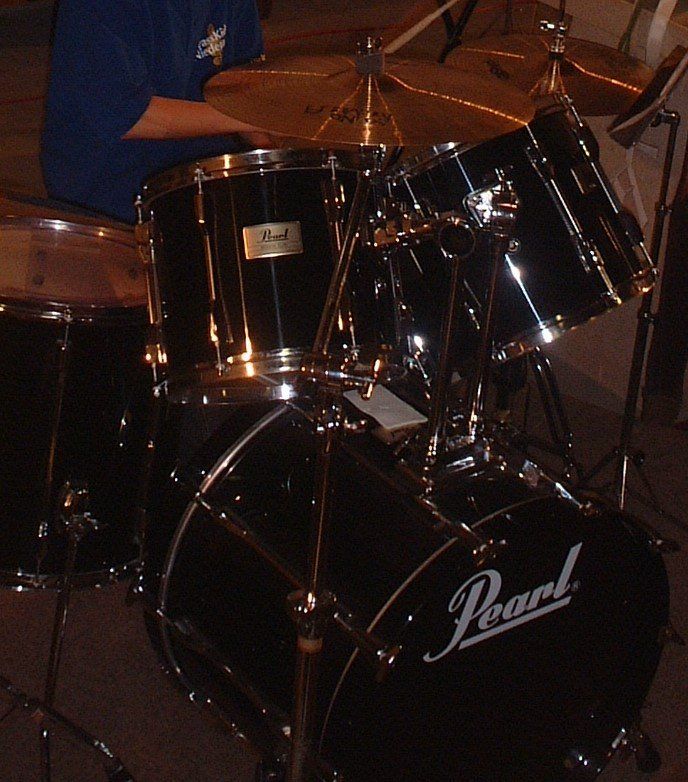 Musikinstrumente: Schlagzeug Pearl SLX, schwarz – Gebraucht aus Trimbach von Danius 2