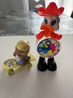 Lot de 2 jouets vintage en plastique