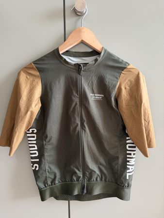Radtrikot Pas Normal Studios grün braun Grösse L neuwertig