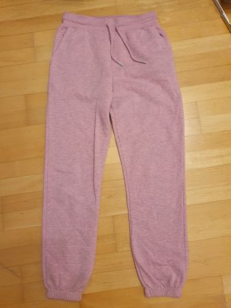 Rosa Jogginghose Gr. S - Bequeme Freizeithose