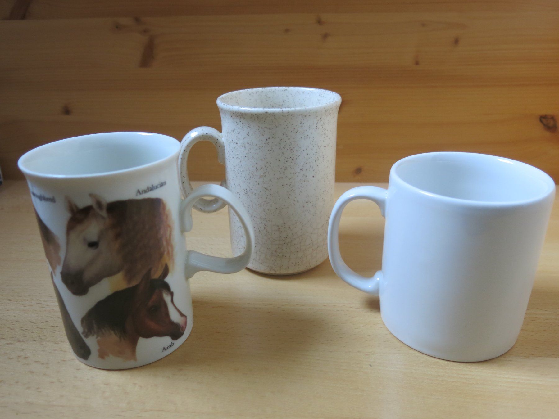 Tassen: 3 Tassen Pferde – Gebraucht aus Birsfelden von myshop 1