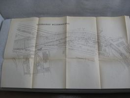 grossformatiger Gleisplan Güterbahnhof Bern Weiermannshaus,