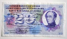 20 Franken Note