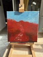 Tableau "Automne Rouge" - Peinture acrylique