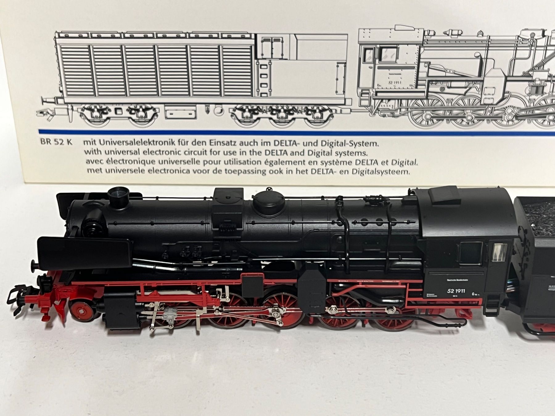 Märklin Modellini di ferrovie: Märklin 34171 BR 52 K  AC Digital H0 – Usato da Geroldswil venduto da TopTrain54 1