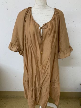 Tunika/Kleid von H&M Gr.XXL cognac NEU