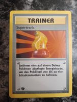 Pokémon Karte Supertrank 1. Edition Basis Set deutsch