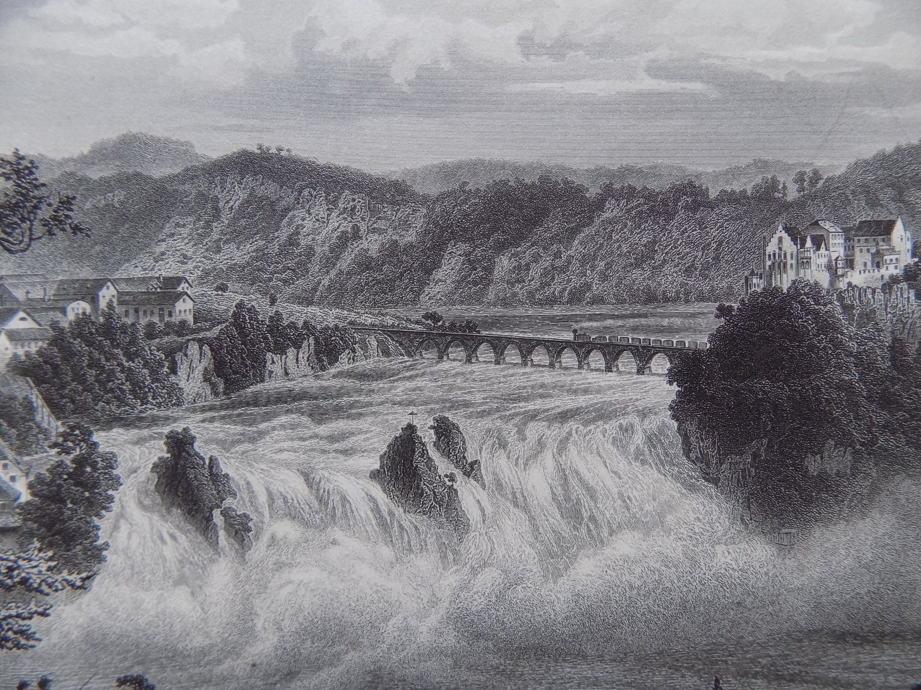 Gravures: Der Rheinfall bei Schaffhausen – D'occasion à Risch par Rischli15 4