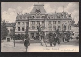 .St. Gallen , Unionbank belebt , gel. 1912