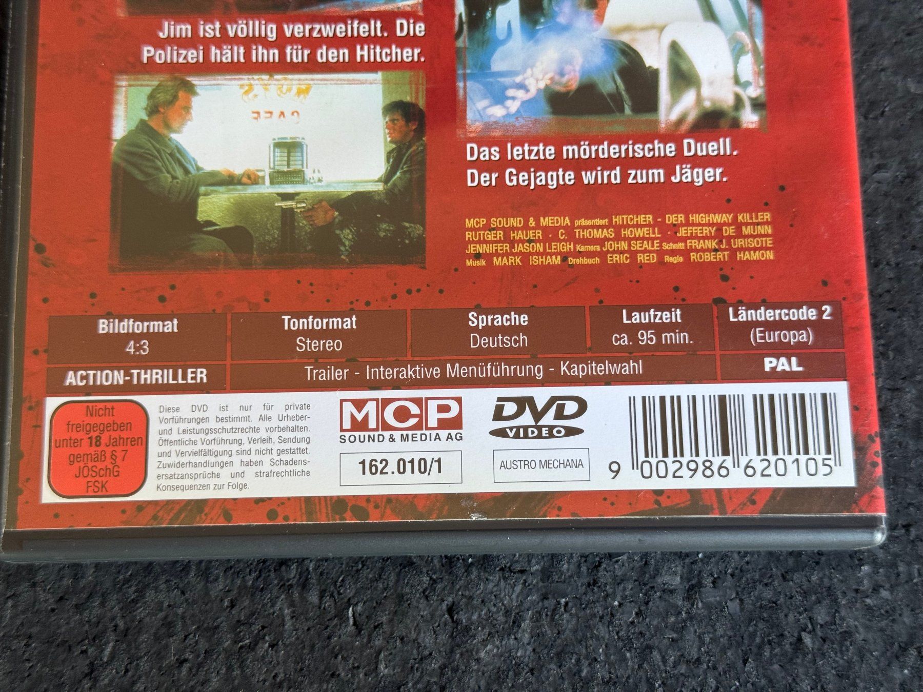 Tous les DVDs: HITCHER der Highway Killer Action-Thriller DVD DE – D'occasion à Fribourg par tschjoly 3