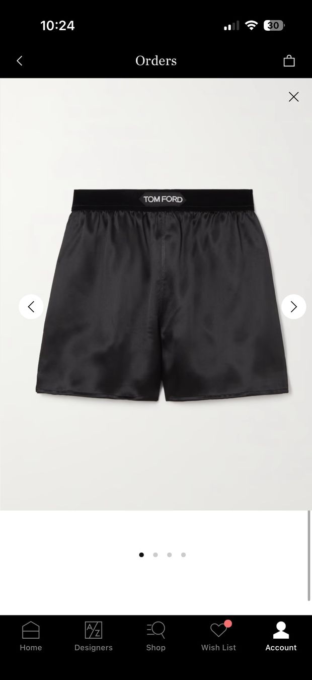 Tom Ford Pantaloni: Tom Ford - Shorts aus Seidemgemisch – Usato da Winkel venduto da Stankocuk 2