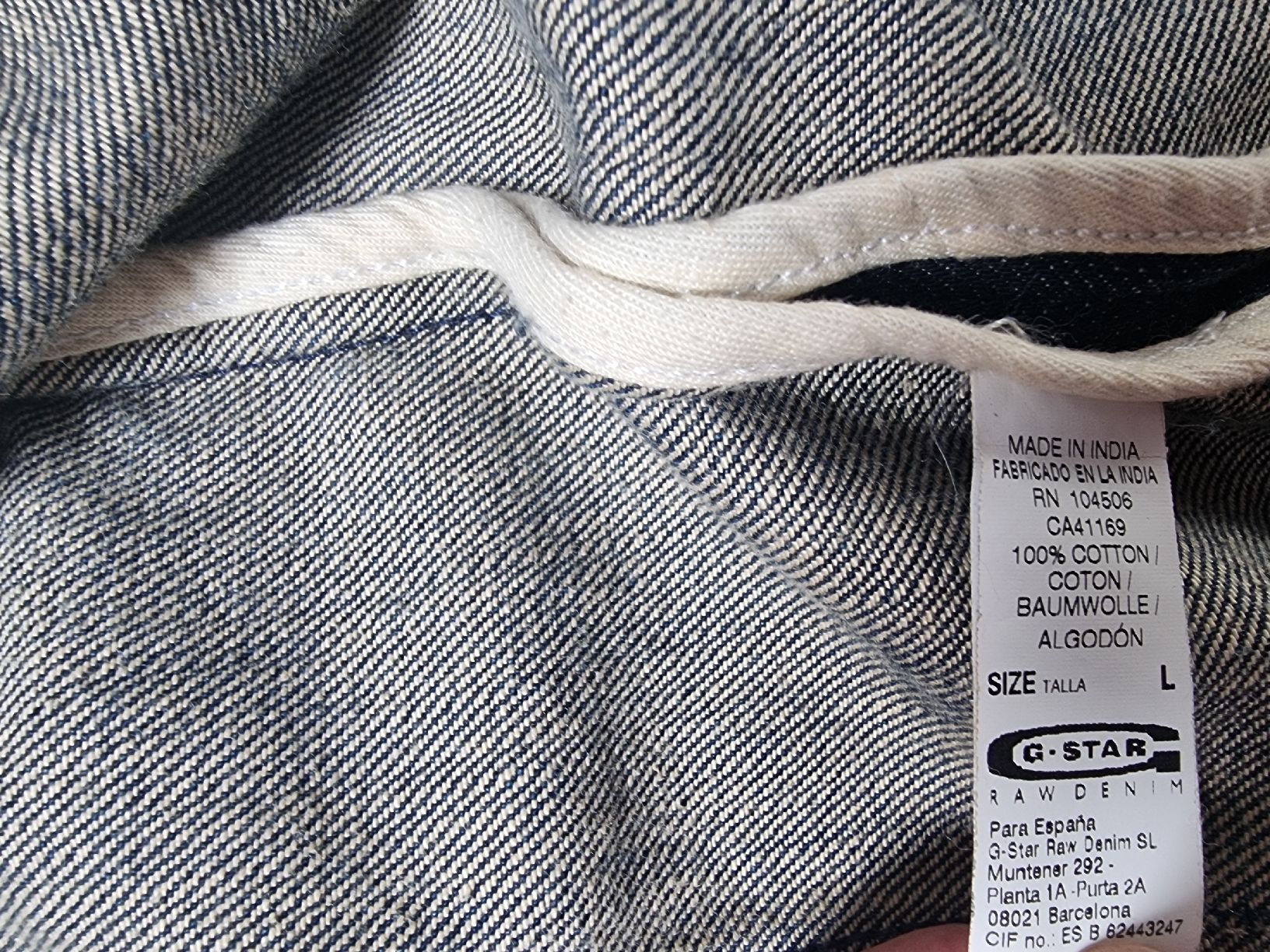 G-Star Jacken: G-Star Raw Denim Jacket Blue Size L  – Gebraucht aus Rolle von Groovytrain 3