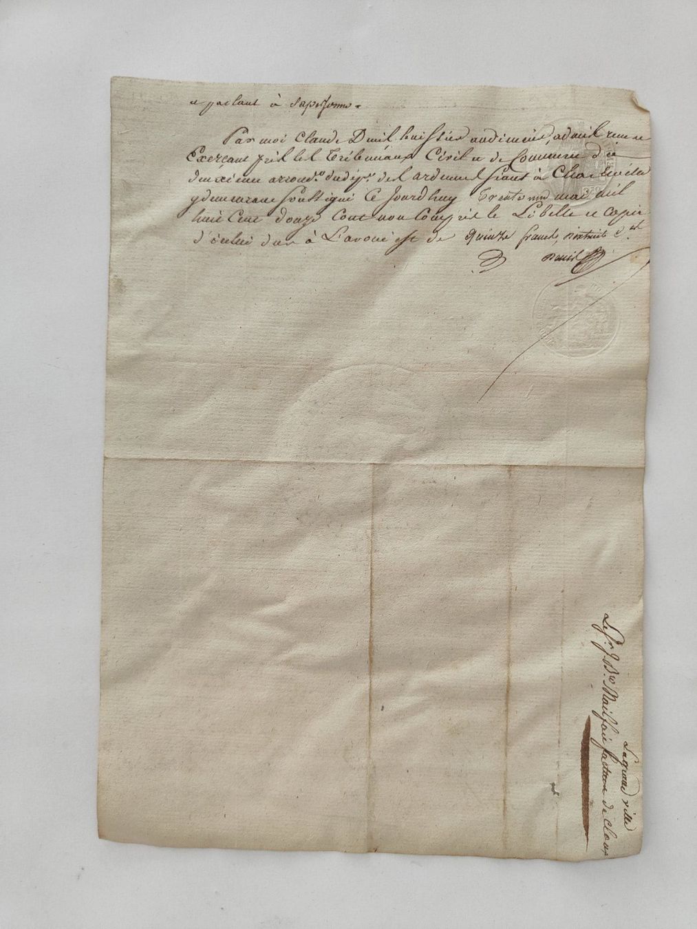 Dokumente: Historisches Dokument Pergament handschriftlich – Gebraucht aus Langendorf von zvonu161 1