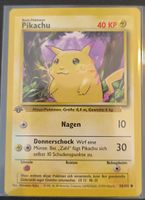 Pokémon Pikachu 1. Auflage Base Set 58/102 Deutsch – TOP Zus