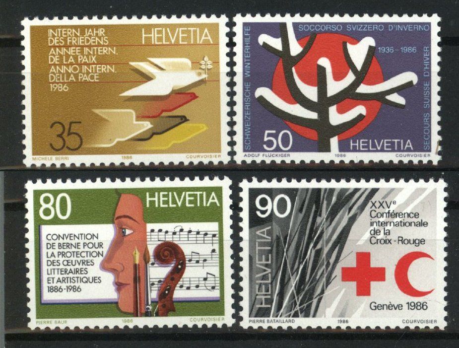 Tutti i francobolli: 1986, Sonderpostmarken II ** (2) – Usato da Willisau venduto da Vollstempel