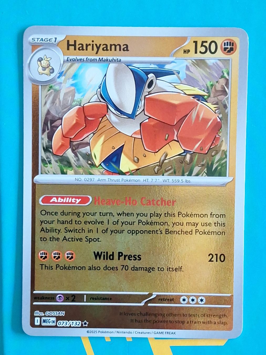 Pokémon Carte collezionabili: Hariyama - Reverse Holo Pokemon Mega Evolution #1.8 – Usato da Altstätten SG venduto da GGsGameshop
