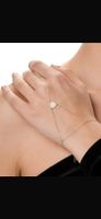 Elegantes Armband aus 14K Gelbgold mit Zirkonia (16–19 cm)