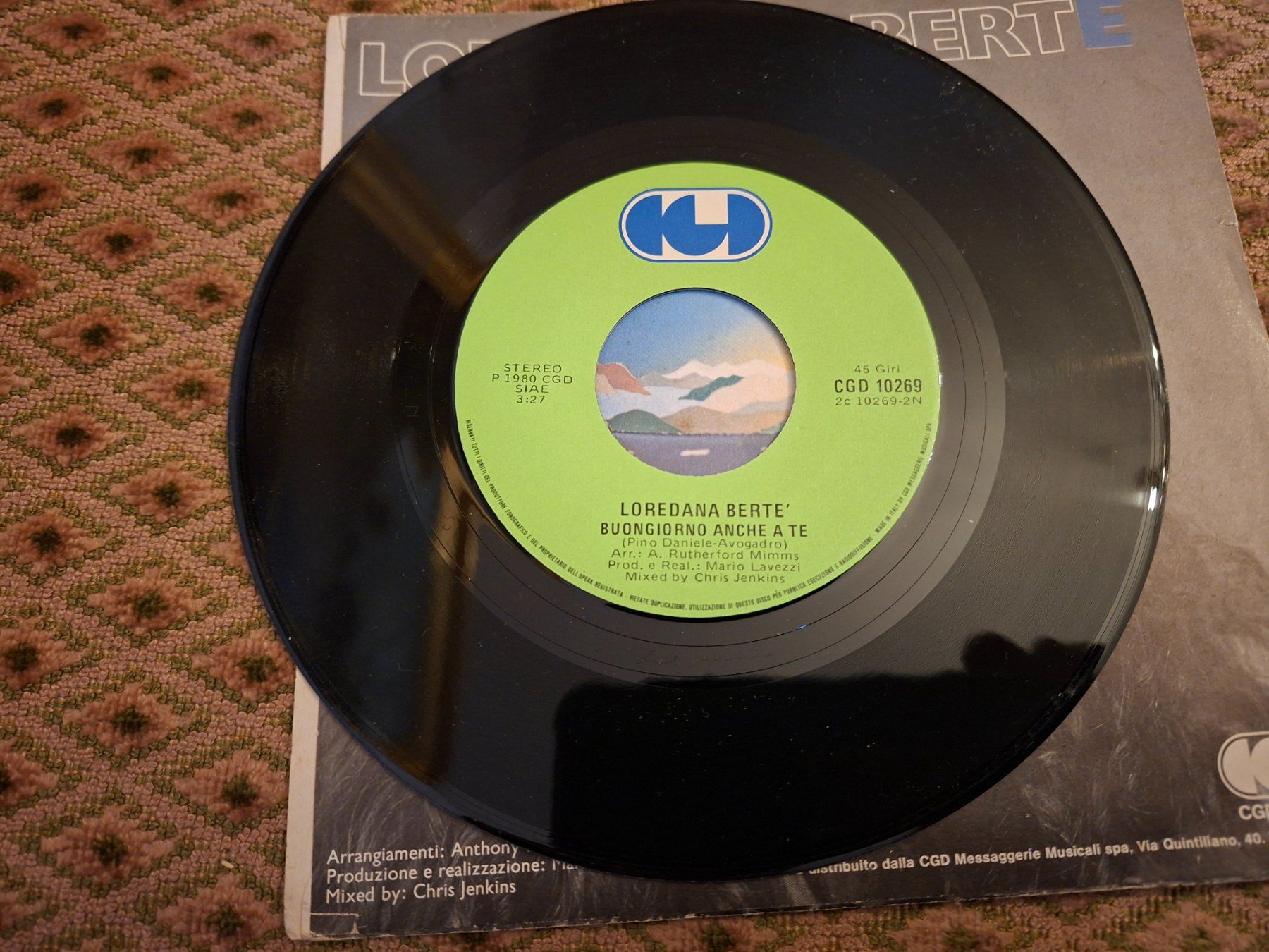 Dischi in vinile: Italy Disco 7" - Loredan Berte -  In Alto Mare – Usato da Bernex venduto da Wannabehasbeen01 3