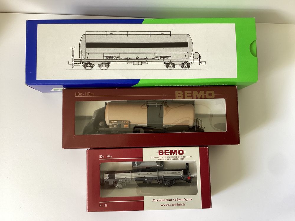 Bemo STL 2267111 2285118 3301/6 RhB Güterwagen 1:87 H0m (Gebraucht) in ...