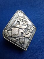 Original Basler Fasnachtsplakette silber 1951