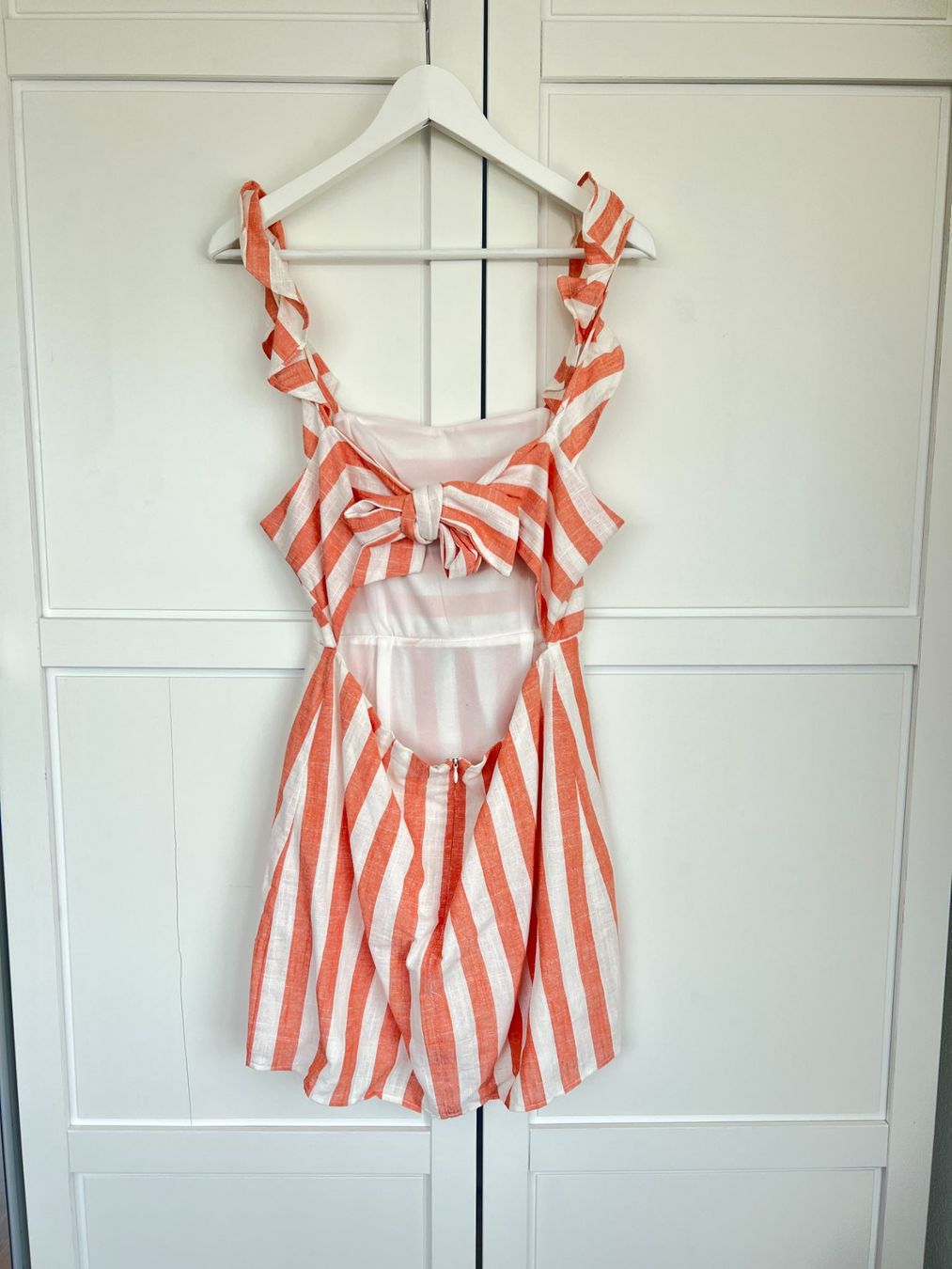 Kleider: orange gestreiftes Sommerkleid, Size 38 – Gebraucht aus Muri b. Bern von michellew23 1