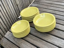 rar Set Teller Mid Century Ekeby Upsala Karlskrona Sweden