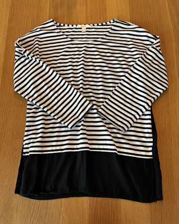Esprit 3/4 Shirt Gr. XS Schwarz/Weiss