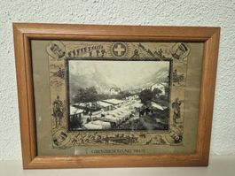 Bild - Foto  Grenzbefestigung 1914/15, gerahmt