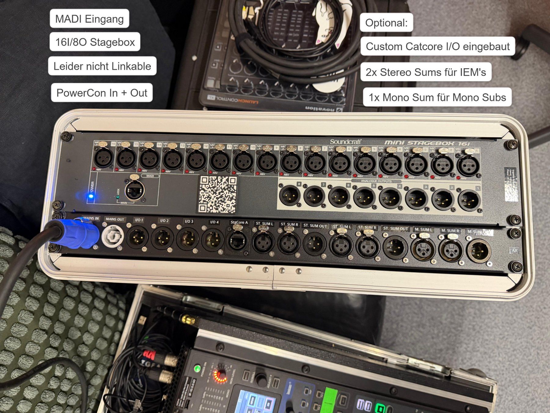 Soundcraft Console di mixaggio: Soundcraft Si Compact + Stagebox Set – Usato da Richterswil venduto da _AX_ 5