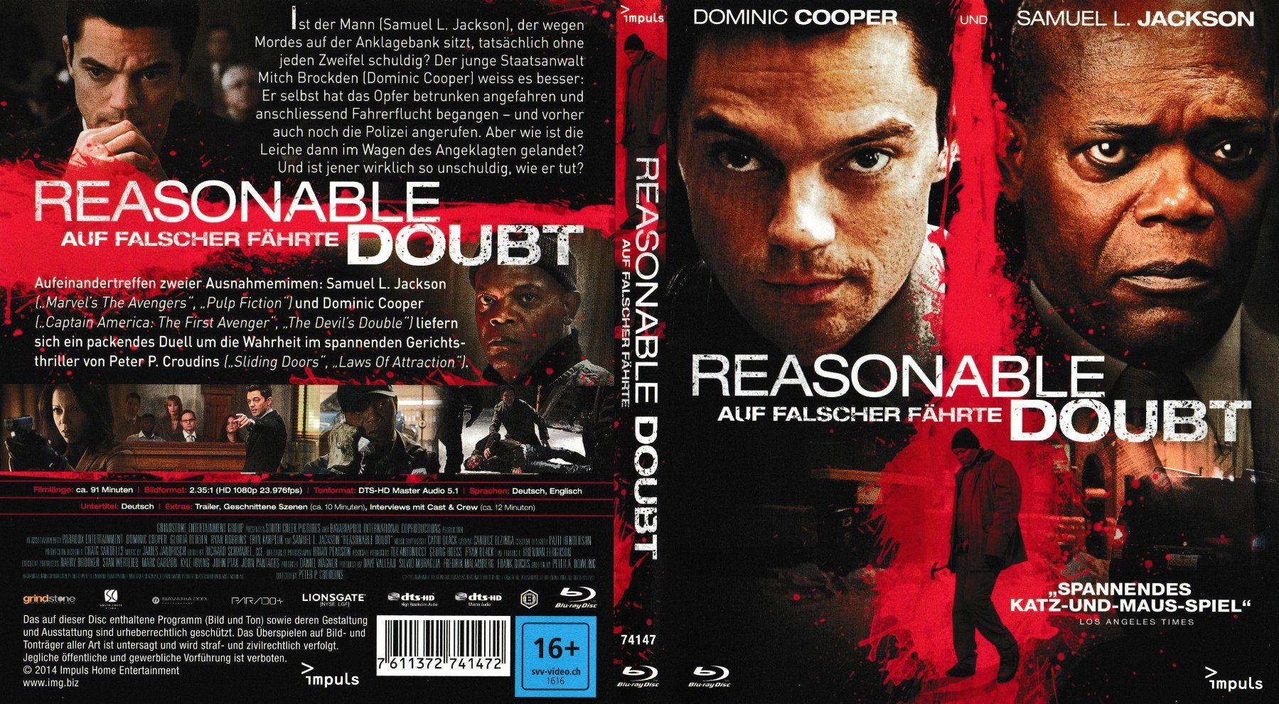 Tous les DVDs: Blu-Ray - Reasonable Doubt – D'occasion à Langnau am Albis par MediaRescuerKeLoX
