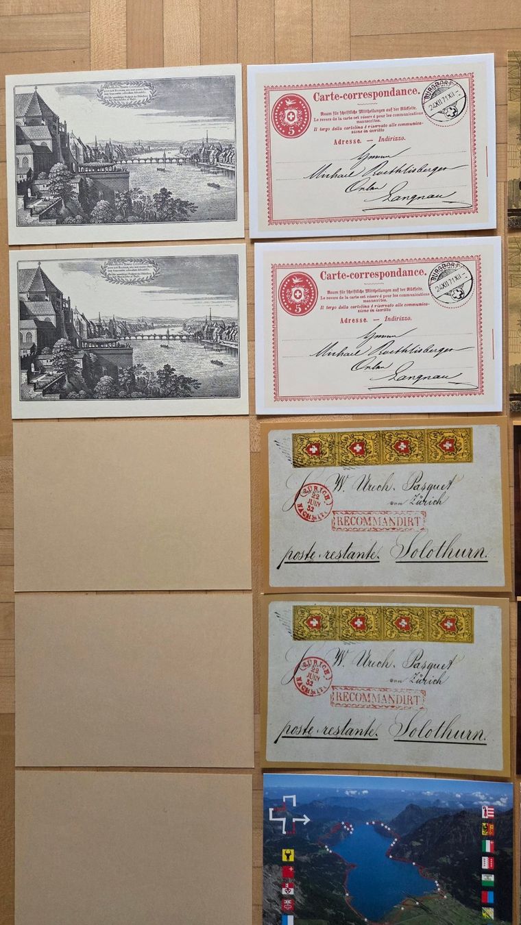 Alle Briefmarken: Diverse Postkarten Ganzsachen Schweiz – Gebraucht aus Muri b. Bern von Nydegg3 1