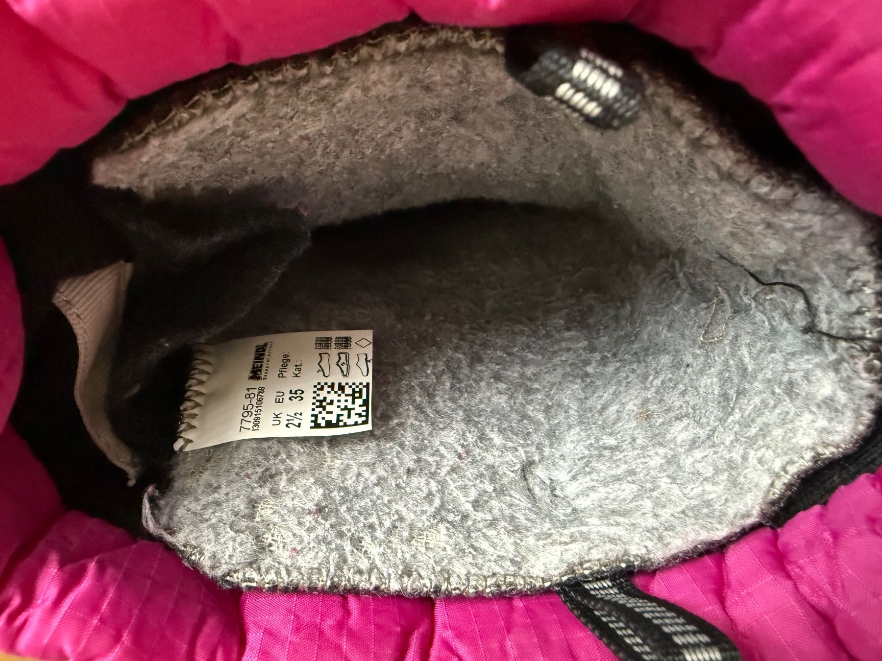 Meindl Chaussures filles: Meindl Winterstiefel Grösse 35 – D'occasion à Hünibach par rotestandem01 4