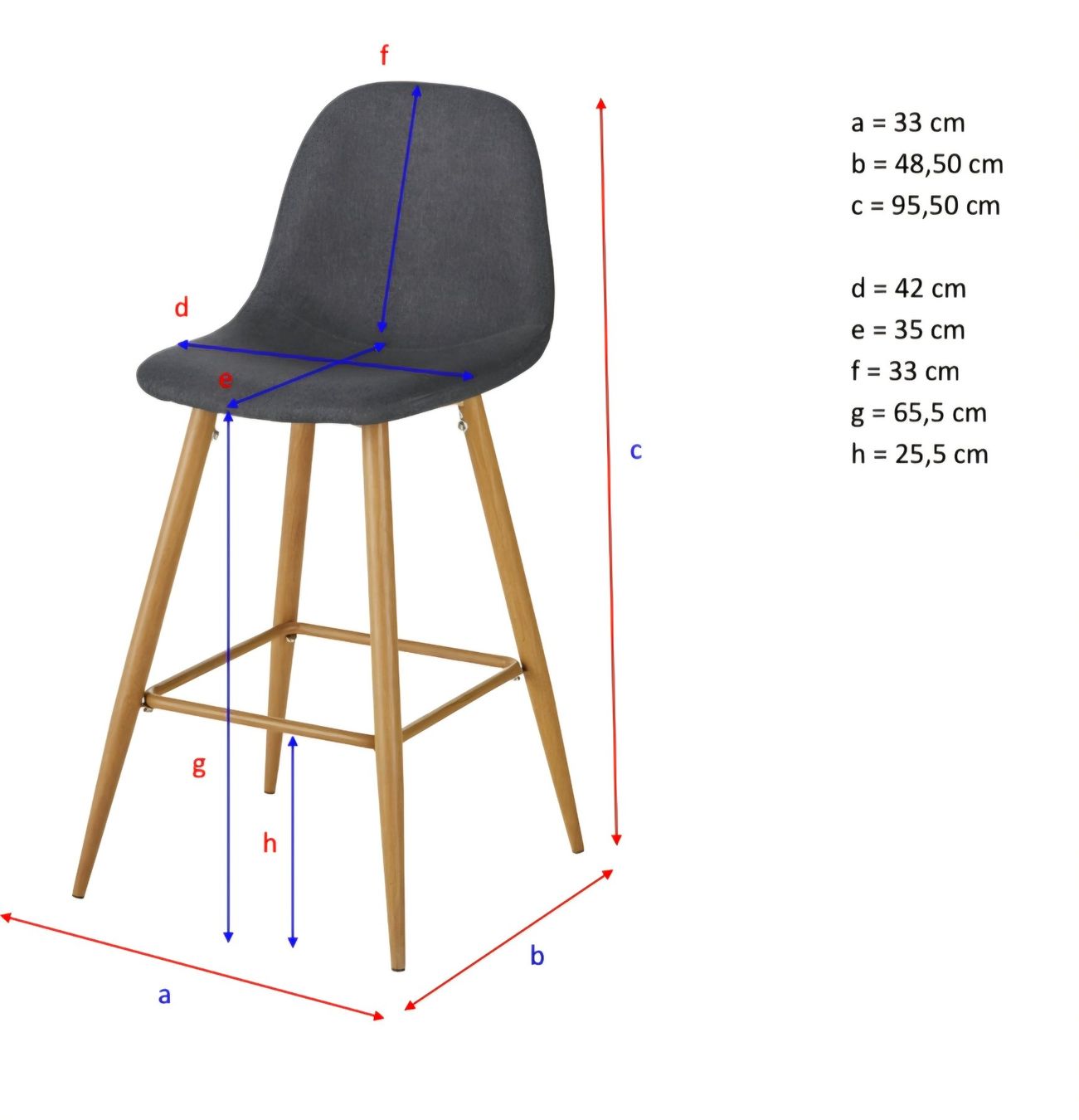 Maisons du monde Sedie: Chaises de bar anthracite – Usato da Bulle venduto da cha_92vq 2