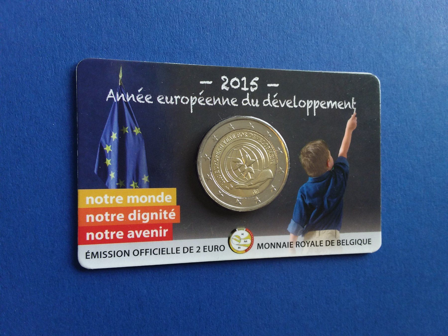 Tutti le monete: 2 Euro Belgien 2015 Development – Nuovo e nell'imballaggio originale da Unterägeri venduto da Ferreira_81