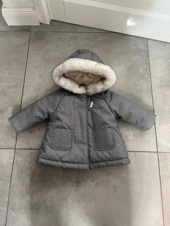 Obaibi, Okaidi, süsse Baby Winterjacke, grau, Gr. 68, w. Neu