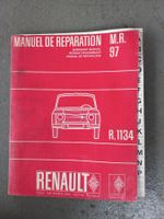 Oldtimer Renault Werkstatthandbuch Renault R8 / R 8 , R1134