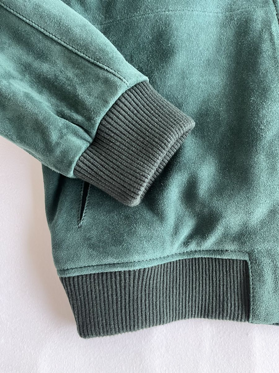 Zara Giacche: Zara Wildlederjacke grün Gr. L Herren – Usato da Zug venduto da Nickwalks999 2