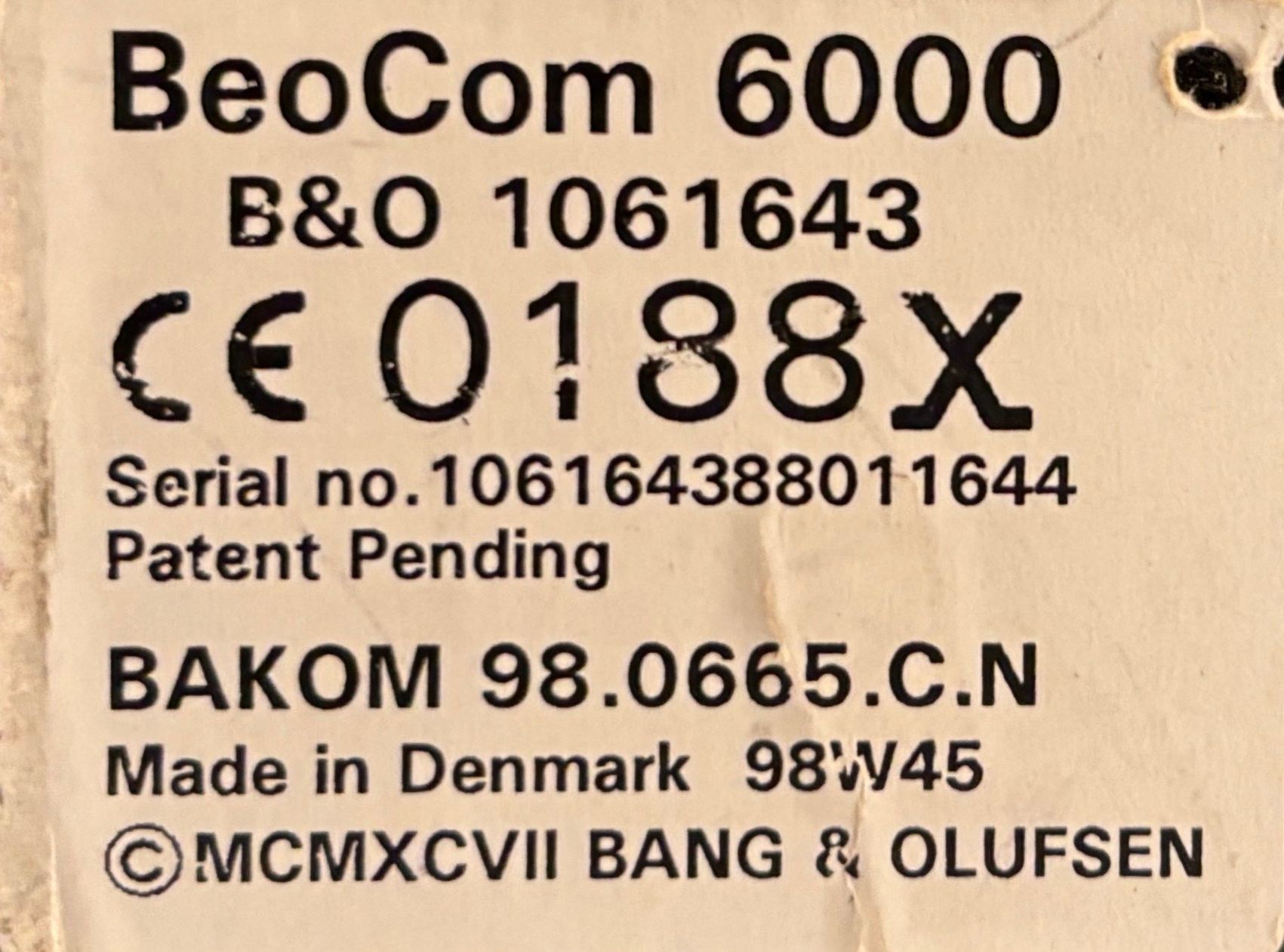 Bang & Olufsen Telefone: B&O Telefon – Gebraucht aus Aarau von Bollaar 5