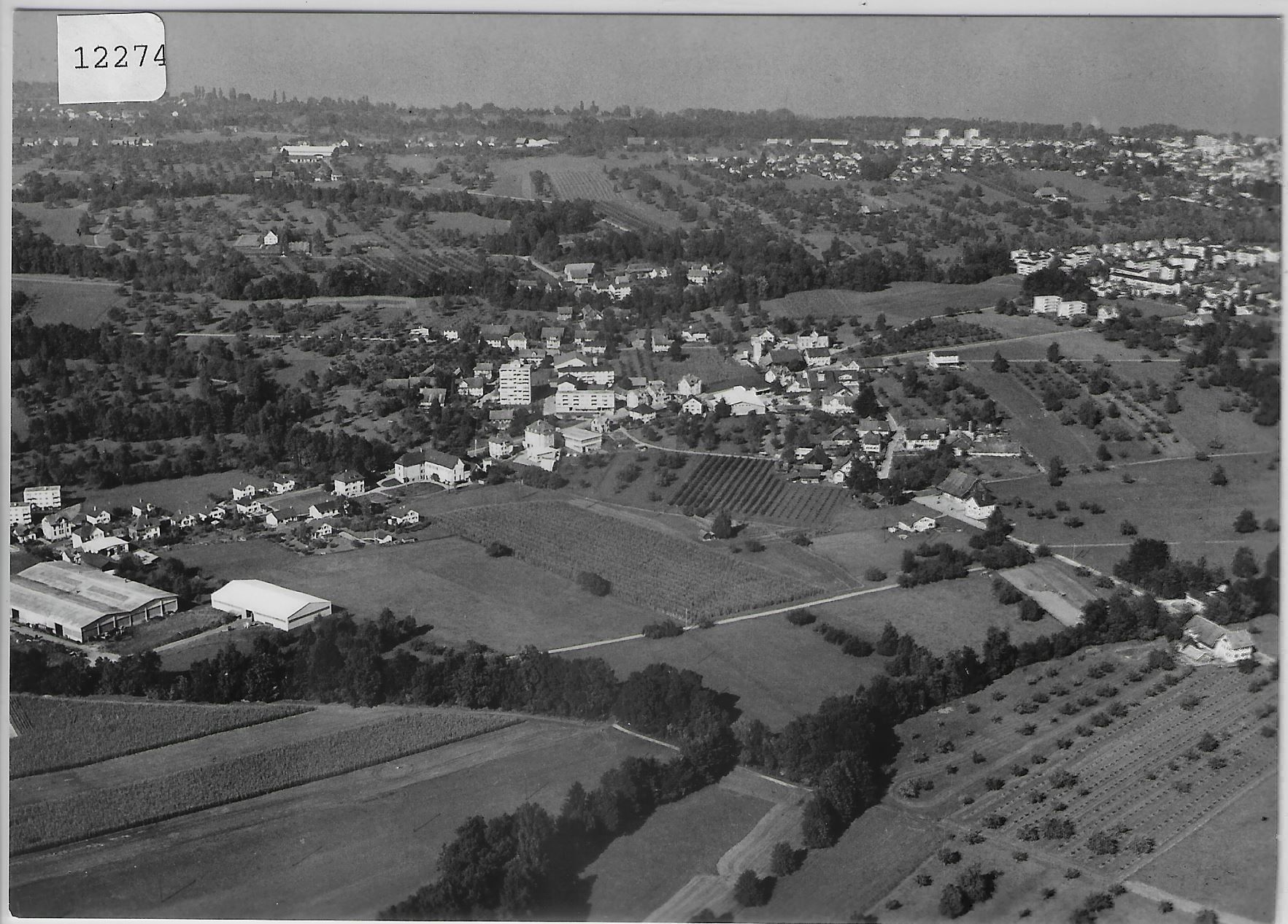 Cartoline postali: Flugaufnahme Stachen b. Arbon TG – Usato da Ettingen venduto da Kartenplanet