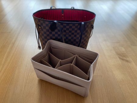 Organizer beige für Neverfull MM Tasche
