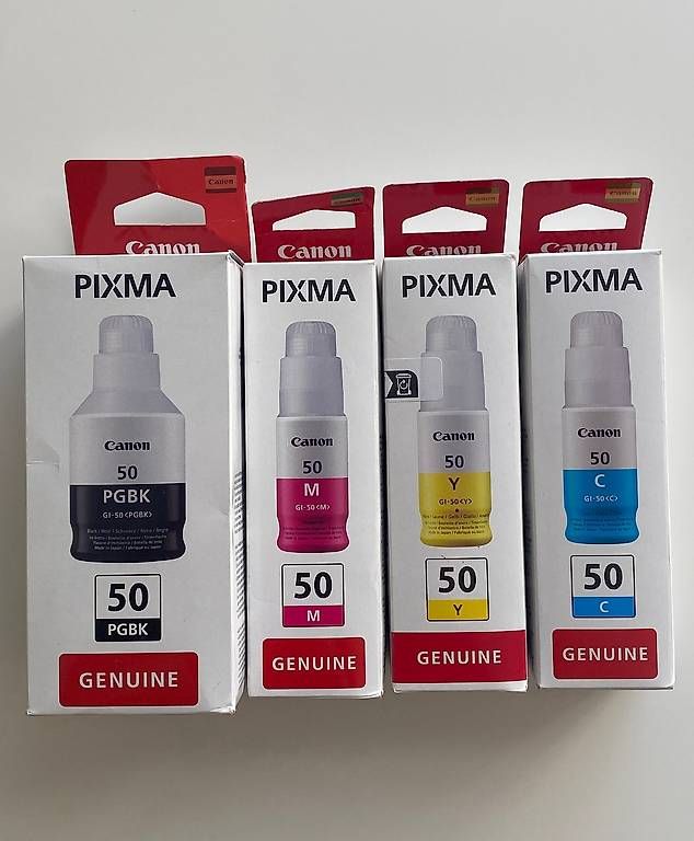 Canon Druckerpatronen & Toner: Cartouches Canon GI-50 – Neu und originalverpackt aus Biel/Bienne von Bibsou
