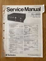 Service Manual TECHNICS Amplifier SU-8600