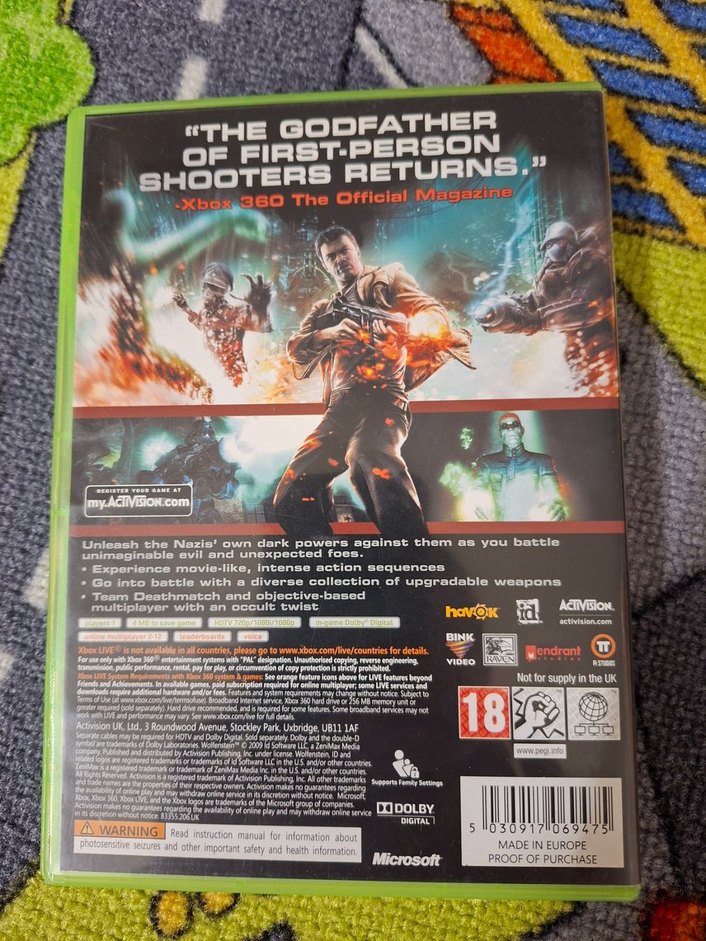 Giochi: Wolfenstein XBOX 360 – Usato da St. Gallen venduto da brat01 2