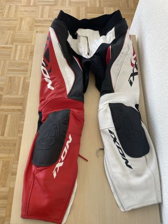 Pantalon moto Ixon rouge blanc noir taille L