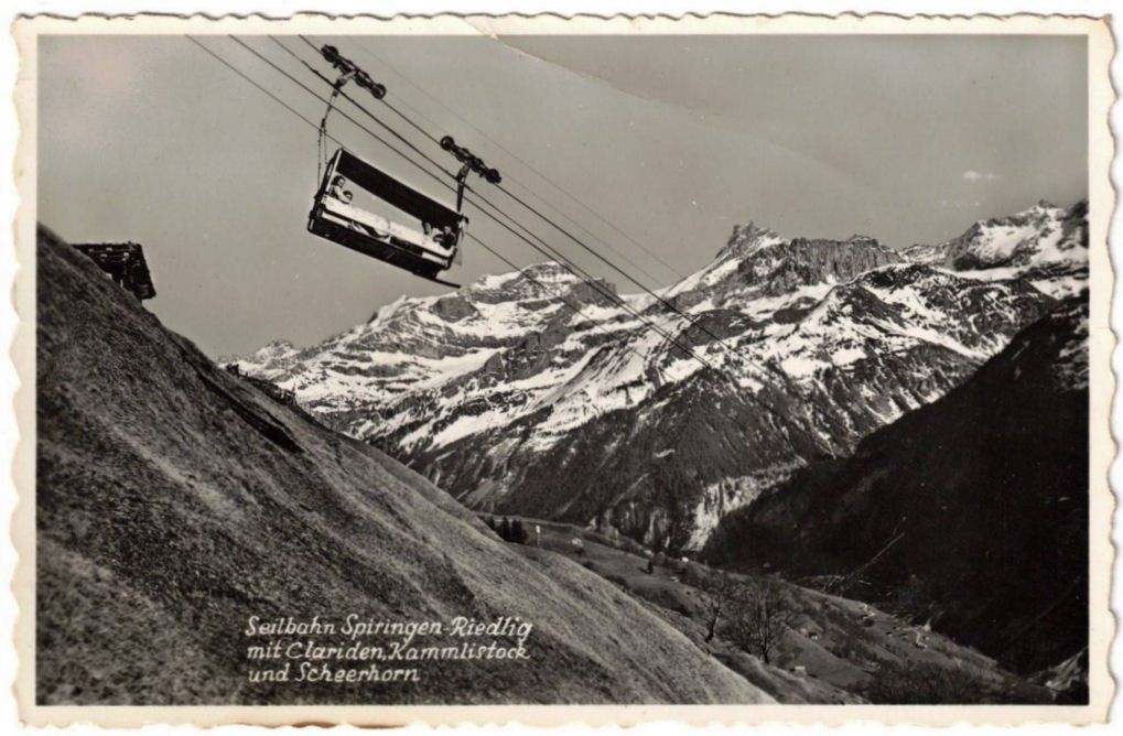 Cartes postales: Luftseilbahn Springen-Riedling – D'occasion à Binningen par Mountainrider